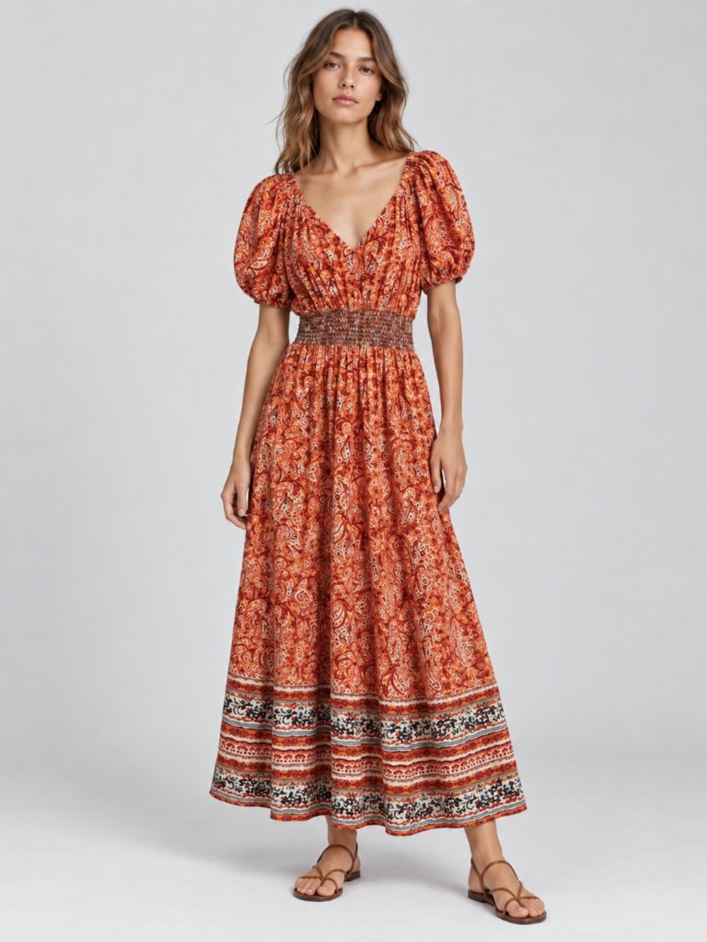 Devoted Paisley Maxi Dress